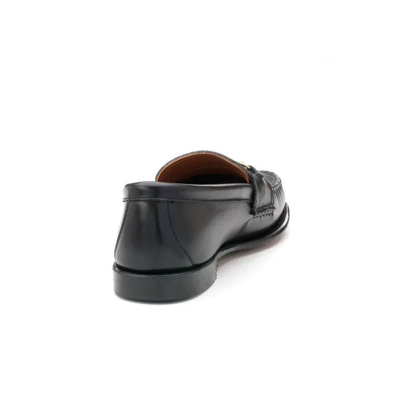 Women's Horsebit Loafers - Black Calf