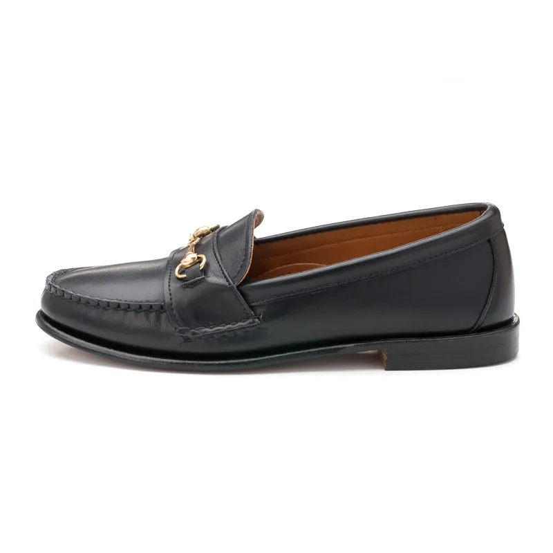 Women's Horsebit Loafers - Black Calf