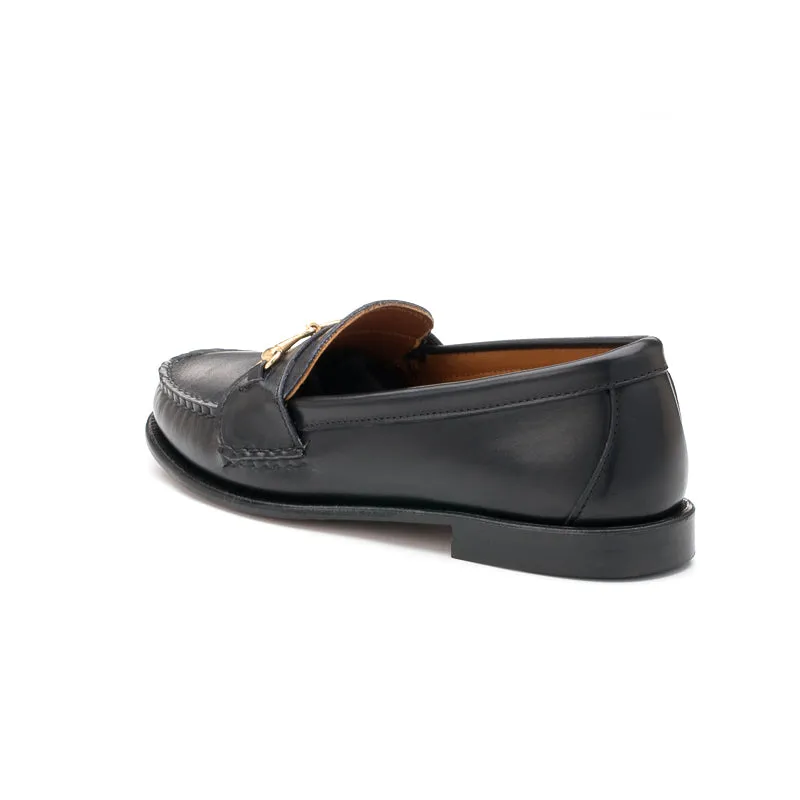 Women's Horsebit Loafers - Black Calf