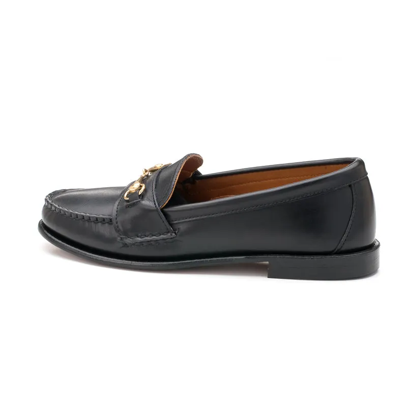 Women's Horsebit Loafers - Black Calf