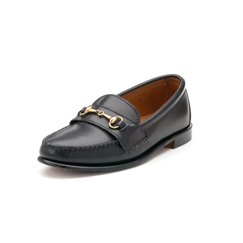 Women's Horsebit Loafers - Black Calf