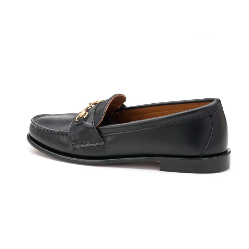 Women's Horsebit Loafers - Black Calf