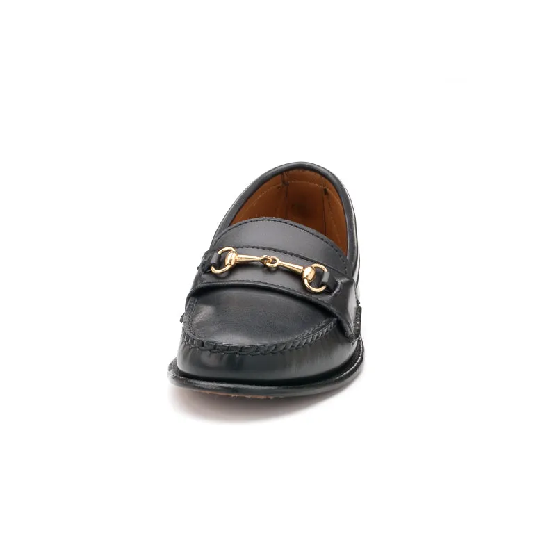 Women's Horsebit Loafers - Black Calf