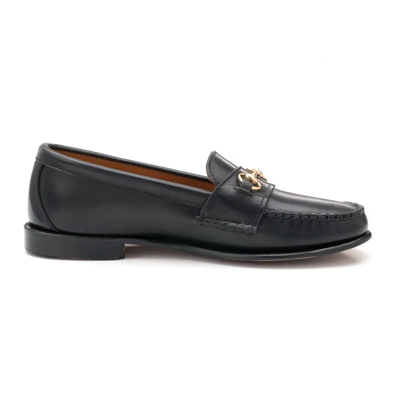 Women's Horsebit Loafers - Black Calf