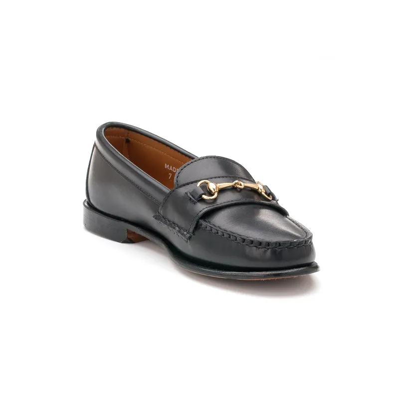 Women's Horsebit Loafers - Black Calf